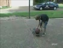 skateboard-ball-launch-does-not-go-well