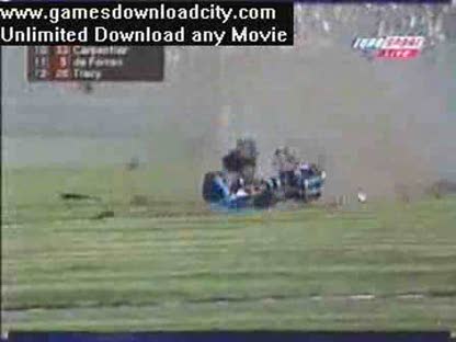 Race car fatal crash