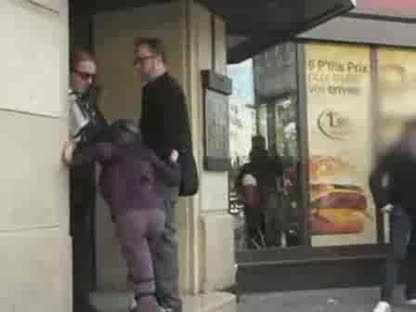 A door superviser at Mc Do ? pretty rude with kids !