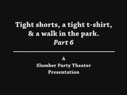 Sexy Girl Walking: Tight Shorts & A Tight T-Shirt: Part 6